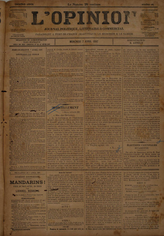 L'Opinion (n° 168)