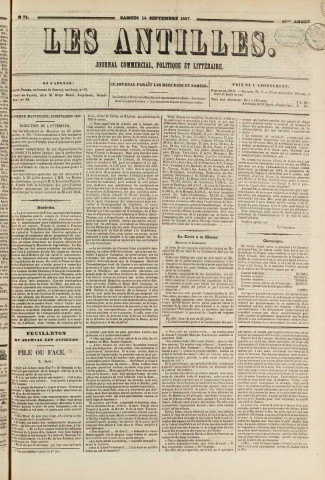 Les Antilles (1867, n° 73)