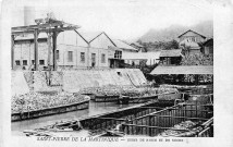 Saint-Pierre de la Martinique. Usine de rhum et de sucre, usine Guérin