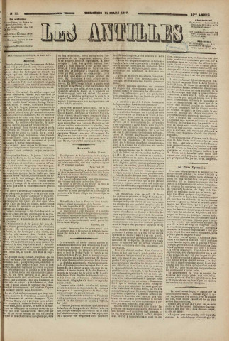 Les Antilles (1877, n° 21)