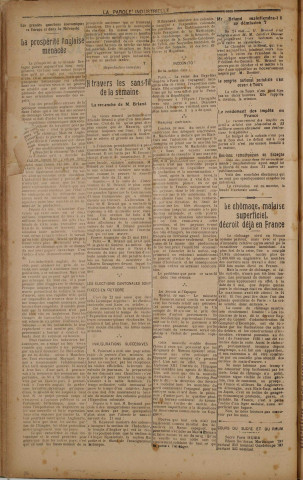 La Parole industrielle (n° 30)