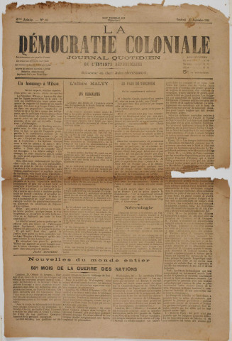 La Démocratie coloniale (n° 246)