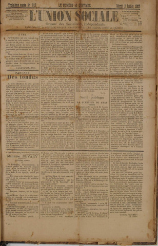L'Union sociale (n° 312)