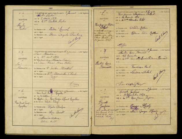 Baptêmes, mariages, sépultures