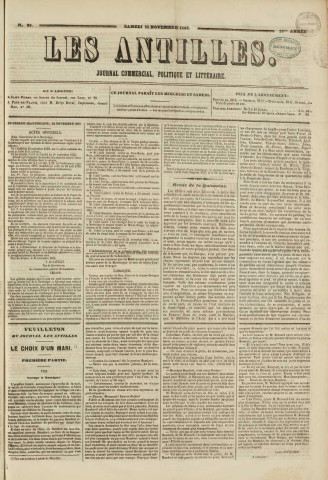 Les Antilles (1865, n° 93)