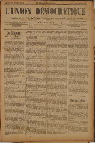 L'Union démocratique (n° 223)