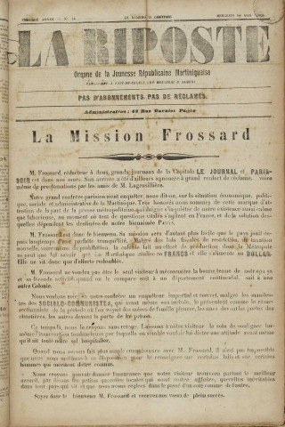 La Riposte (n° 14)