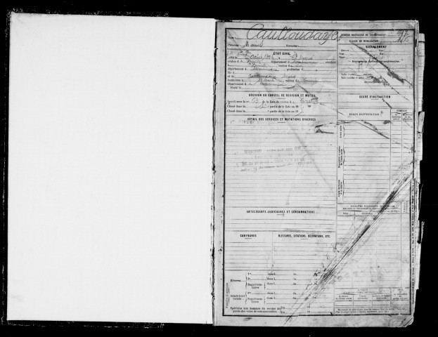 Etats signalétiques et des services, n° 997 à 1516