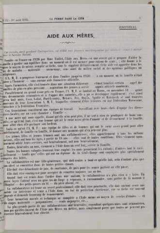 La Femme dans la cité (n° 12)