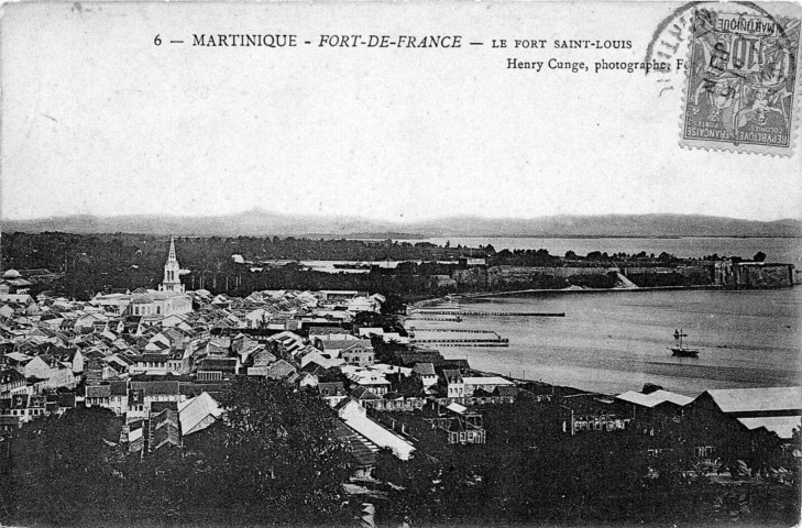 Martinique. Fort-de-France. Le Fort Saint-Louis