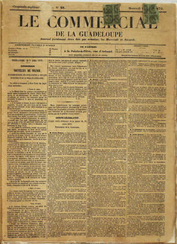 Le Commercial (1870, n° 28)