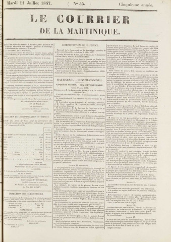 Le Courrier de la Martinique (1837, n° 55)
