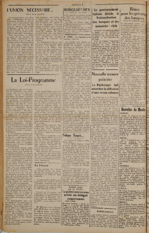 Justice (1960, n° 43)