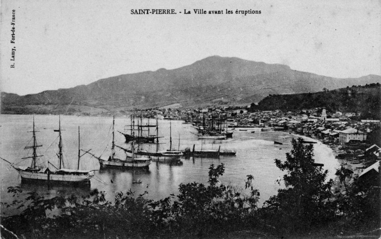 Saint-Pierre. La ville avant les éruptions