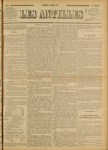 Les Antilles (1892, n° 29)