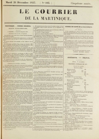 Le Courrier de la Martinique (1837, n° 103)