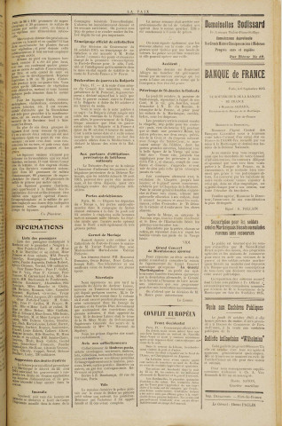 La Paix (n° 254)