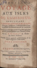 Nouveau voyage aux îles de l'Amérique : contenant l'histoire naturelle de ces pays, l'origine, les moeurs, la religion et le gouvernement des habitants anciens et modernes, les guerres et les événements singuliers qui y sont arrivez pendant le séjour que l’auteur y a fait (tome VIII)