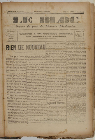 Le Bloc (n° 136-137)