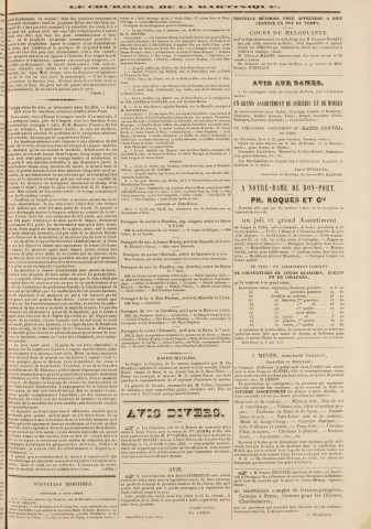 Le Courrier de la Martinique (1843, n° 46)