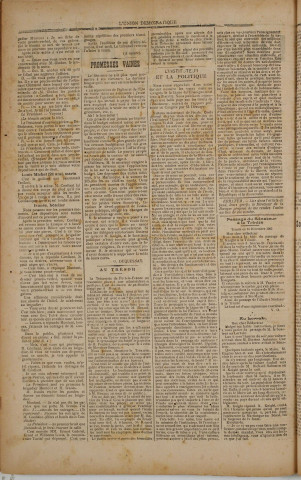 L'Union démocratique (n° 73)