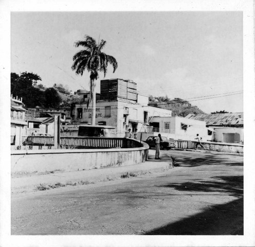 Martinique. Fort-de-France. Le pont Damas