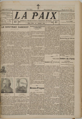 La Paix (n° 1159)