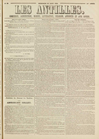 Les Antilles (1856, n° 66)