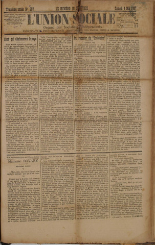 L'Union sociale (n° 287)
