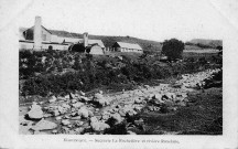 Martinique. Saint-Pierre. Sucrerie La Rochetière et rivière Roxelane