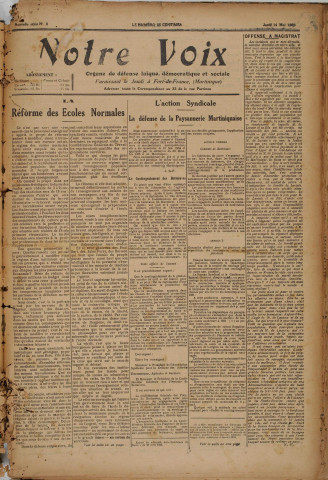 Notre voix (1936, n° 8)