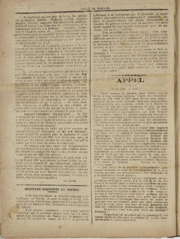 Bulletin syndical (n° 3)
