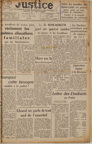 Justice (1963, n° 13)