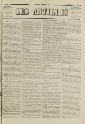 Les Antilles (1871, n° 78)