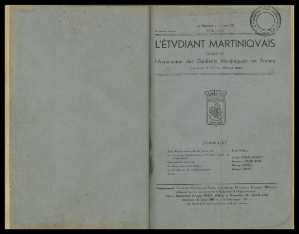 Numéro du 15 mai 1932