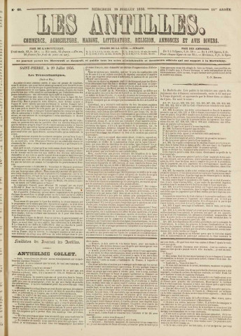 Les Antilles (1856, n° 60)
