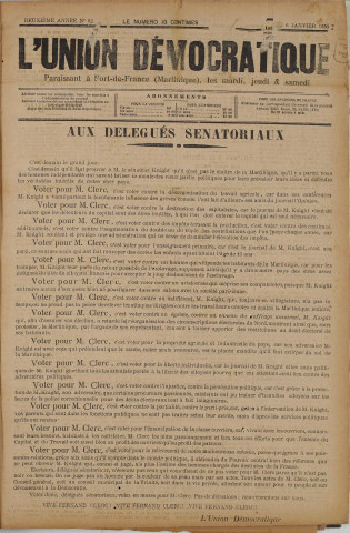 L'Union démocratique (n° 82)