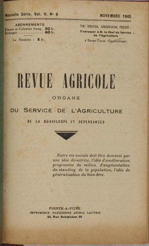 Revue agricole (n° 6)