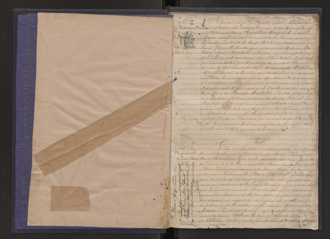 Naissances, mariages, décès, reconnaissances