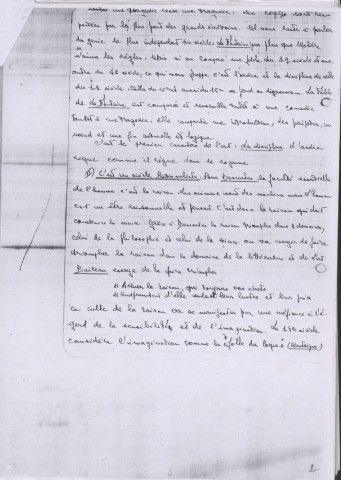 Cours de littérature dispensés par Aimé Césaire au lycée Schoelcher. Cours sur le 17ème et le 18ème siècle : photocopies de notes de cours prisent par Raymond Cottrell, camarade de classe de Michel Yang-Ting