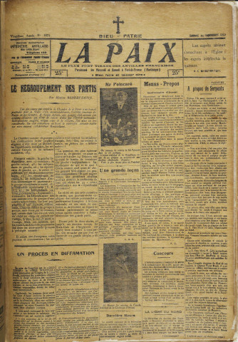 La Paix (n° 1875)