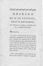 Admission des nègres et mulâtres libres aux assemblées provinciales : opinion de M. Cocherel, député de Saint-Domingue