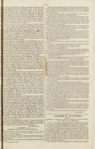 Gazette de la Martinique (1823, n° 26)