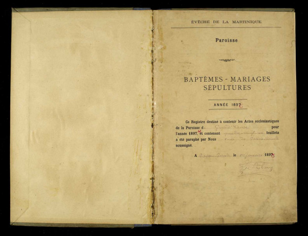 Baptêmes, mariages, sépultures