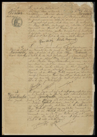 Naissances, reconnaissances, décès