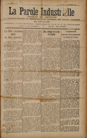 La Parole industrielle (n° 41)