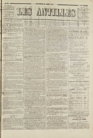 Les Antilles (1879, n° 65)