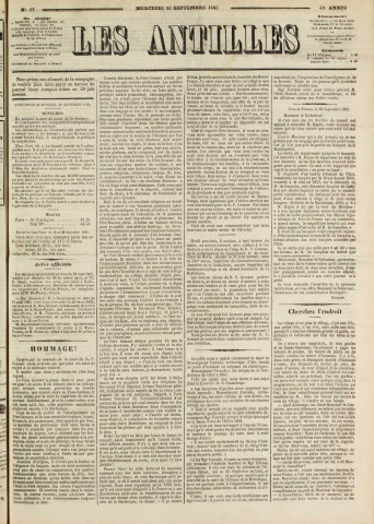 Les Antilles (1885, n° 77)