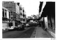 Martinique. Fort-de-France. Rue Ernest Deproge, niveau actuel du silo de la Pointe Simon, construit sur l'an