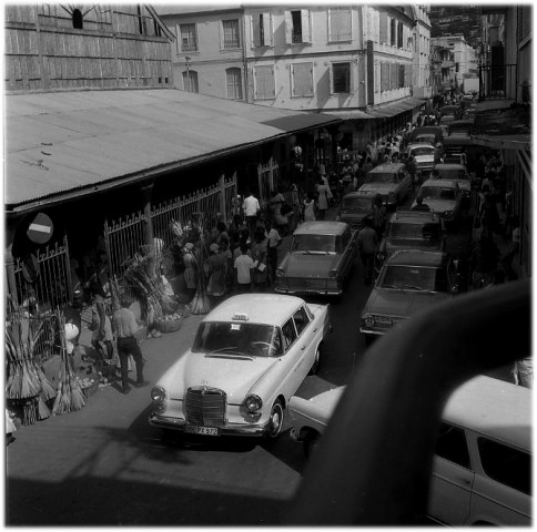 Fort-de-France, centre-ville. les marchés foyalais